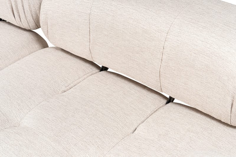 Hjørnesofa Belgin 3-sits - Lyse brun - Møbler - Sofaer - Sofaer med sjeselong - 4 seters sofa med divan
