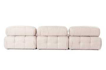 Hjørnesofa Belgin 3-sits - Lyse brun - Møbler - Sofaer - Sofaer med sjeselong - 4 seters sofa med divan