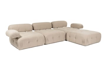 Hjørnesofa Belgin 3-sits - Peach - Møbler - Sofaer - Hjørnesofaer