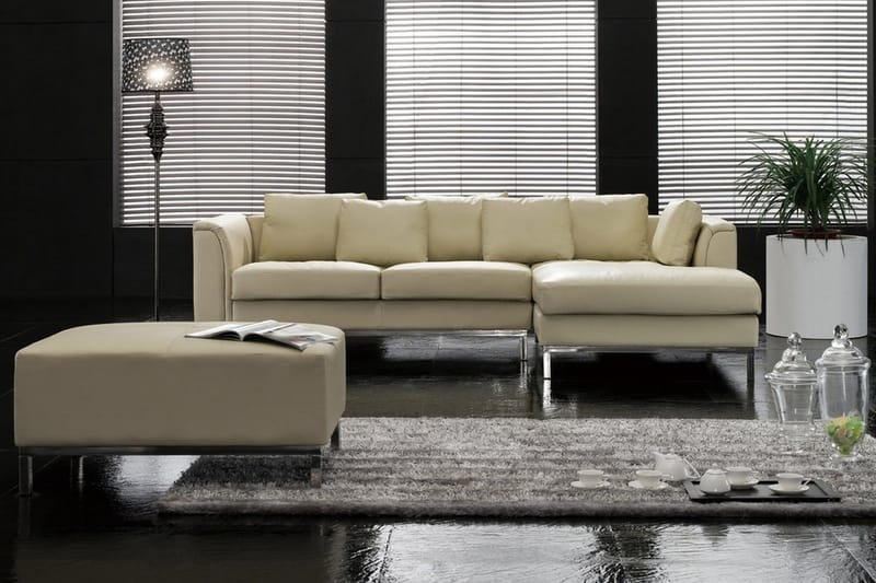 Hjørnesofa Corner 270 cm - Beige | Grå - Hjørnesofaer