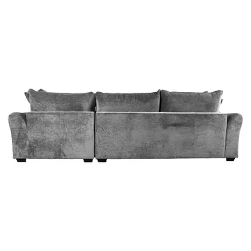 Hjørnesofa Denvi Høyre - Grå - Møbler - Sofaer - Hjørnesofaer - Hjørnesofa med divan