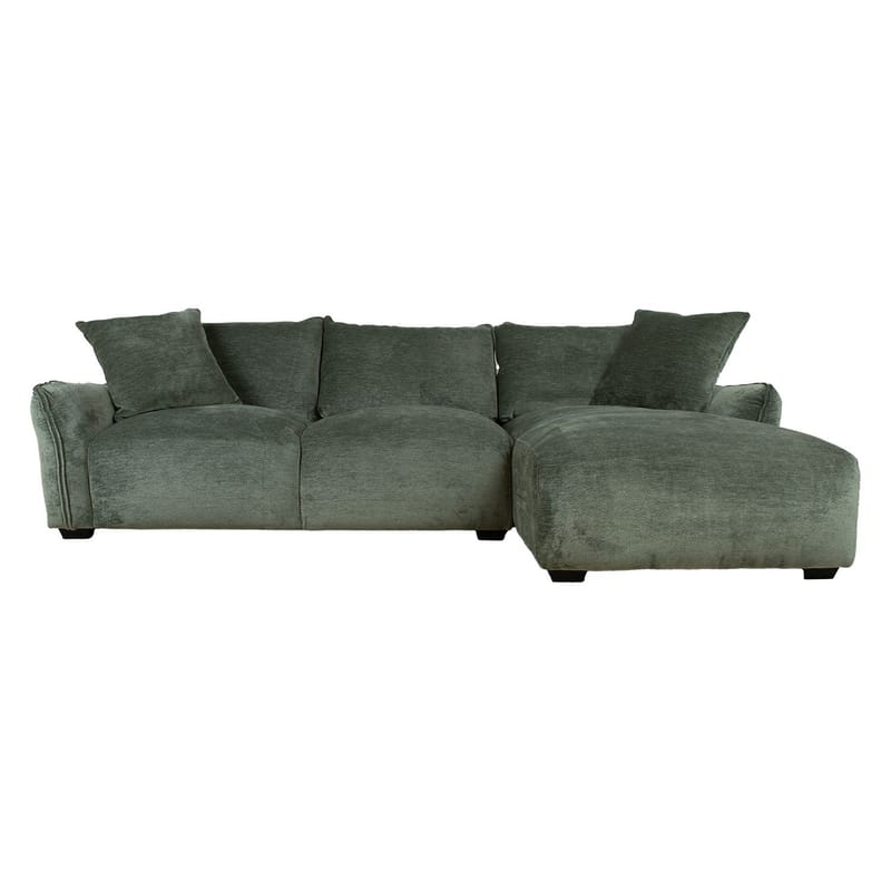Hjørnesofa Denvi Høyre - mintgrønn - Møbler - Sofaer - Hjørnesofaer - Hjørnesofa med divan