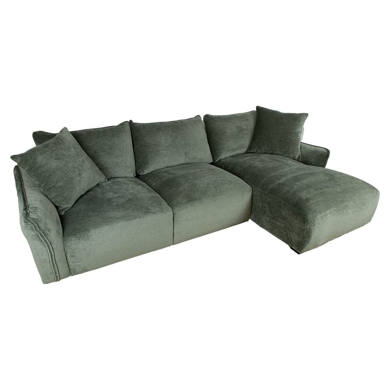 Hjørnesofa Denvi Høyre - mintgrønn - Møbler - Sofaer - Hjørnesofaer - Hjørnesofa med divan