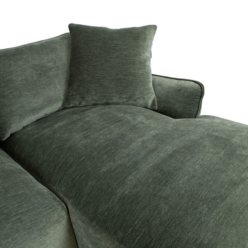 Hjørnesofa Denvi Høyre - mintgrønn - Møbler - Sofaer - Hjørnesofaer - Hjørnesofa med divan