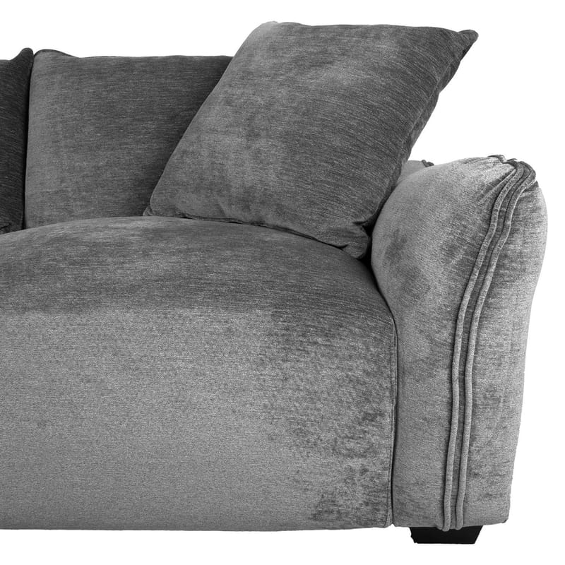 Hjørnesofa Denvi Venstre - Grå - Møbler - Sofaer - Hjørnesofaer - Hjørnesofa med divan