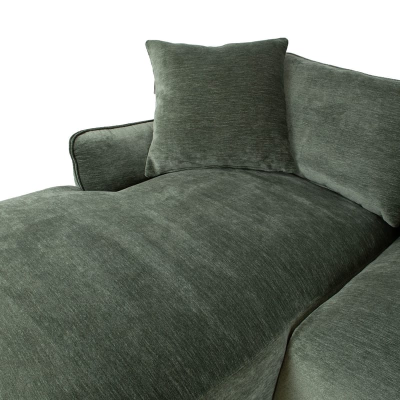 Hjørnesofa Denvi Venstre - mintgrønn - Møbler - Sofaer - Hjørnesofaer - Hjørnesofa med divan