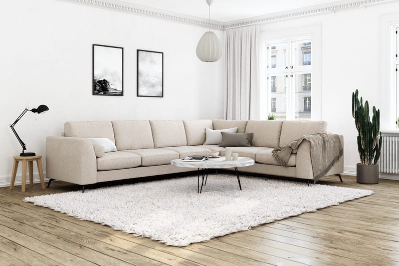 Hjørnesofa Friday Lyx Vendbar - Beige - Hjørnesofaer