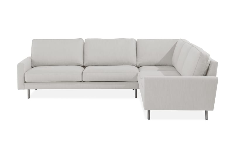 Hjørnesofa Høyre Koliko, Beige|Krom