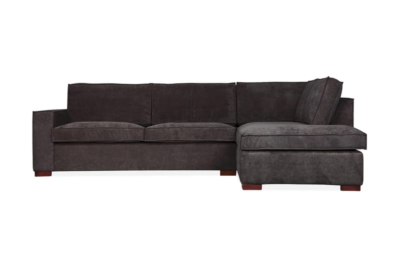 Hjørnesofa Hinata Høyre - Mørkgrå - Møbler - Sofaer - Hjørnesofaer