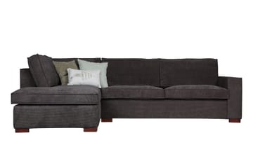 Hjørnesofa Hinata Venstre - Mørkgrå - Møbler - Sofaer - Hjørnesofaer