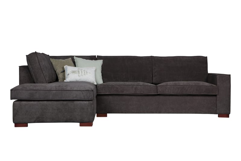 Hjørnesofa Hinata Venstre - Mørkgrå - M�øbler - Sofaer - Hjørnesofaer