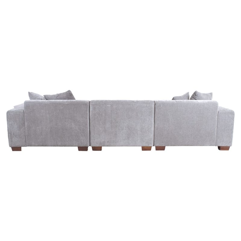 Hjørnesofa Hjelor Høyre - Lys grå - Møbler - Sofaer - Hjørnesofaer - Hjørnesofa med divan