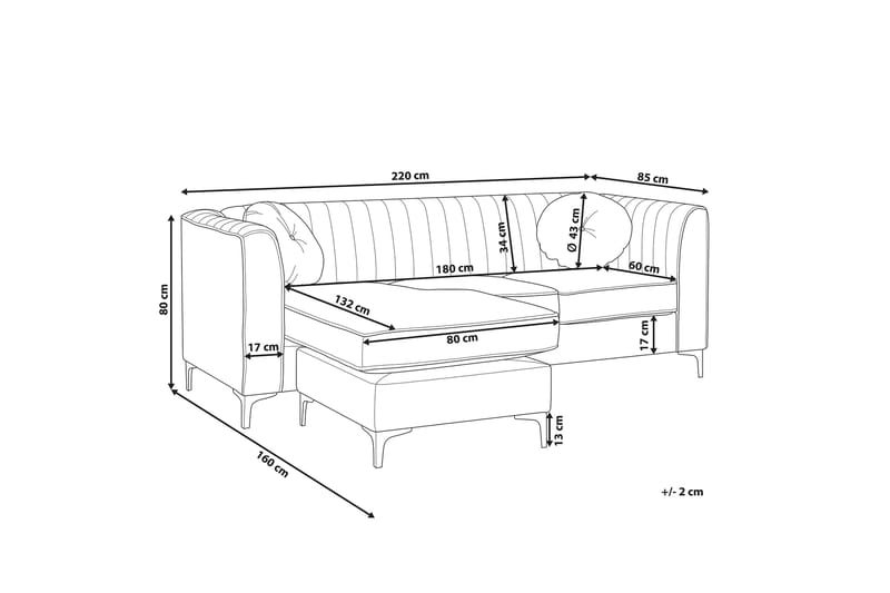 Hjørnesofa Idehult Høyre - Grønn - Møbler - Sofaer - Hjørnesofaer