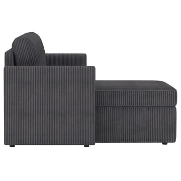 Hjørnesofa Loft24 Nordhus Antrasittgrå Kordfløyel - Antrasitt - Møbler - Sofaer - Hjørnesofaer - Hjørnesofa med divan