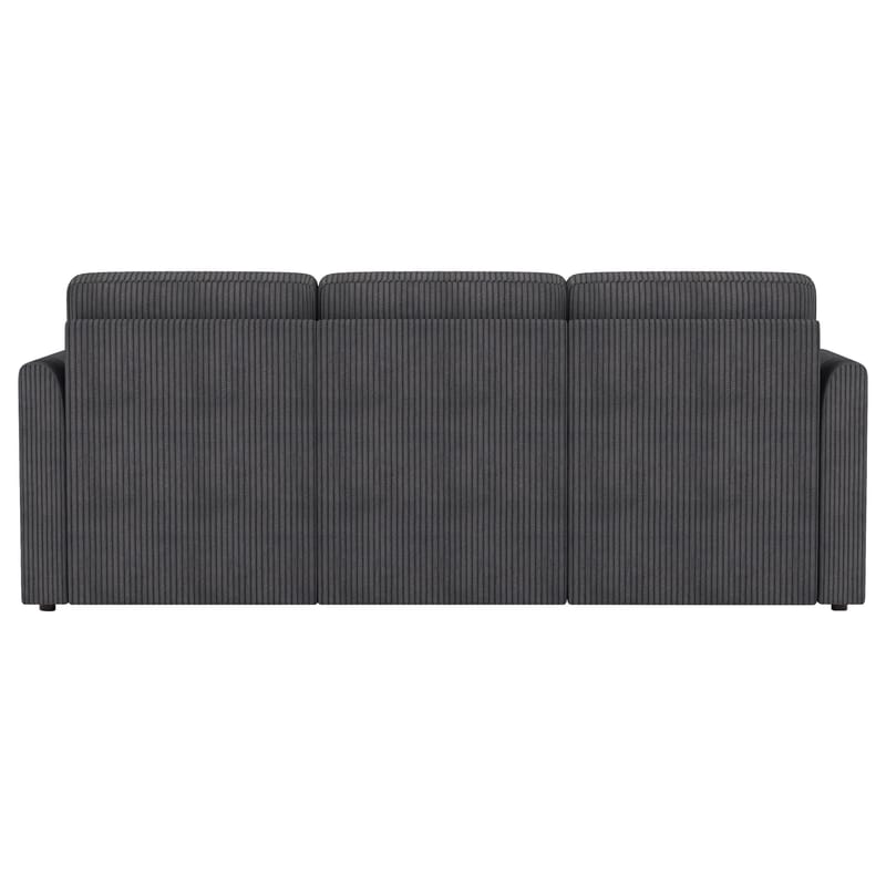 Hjørnesofa Loft24 Nordhus Antrasittgrå Kordfløyel - Antrasitt - Møbler - Sofaer - Hjørnesofaer - Hjørnesofa med divan