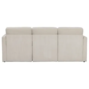 Hjørnesofa Loft24 Nordhus Krem Kordfløyel - Kremfarget - Møbler - Sofaer - Hjørnesofaer - Hjørnesofa med divan