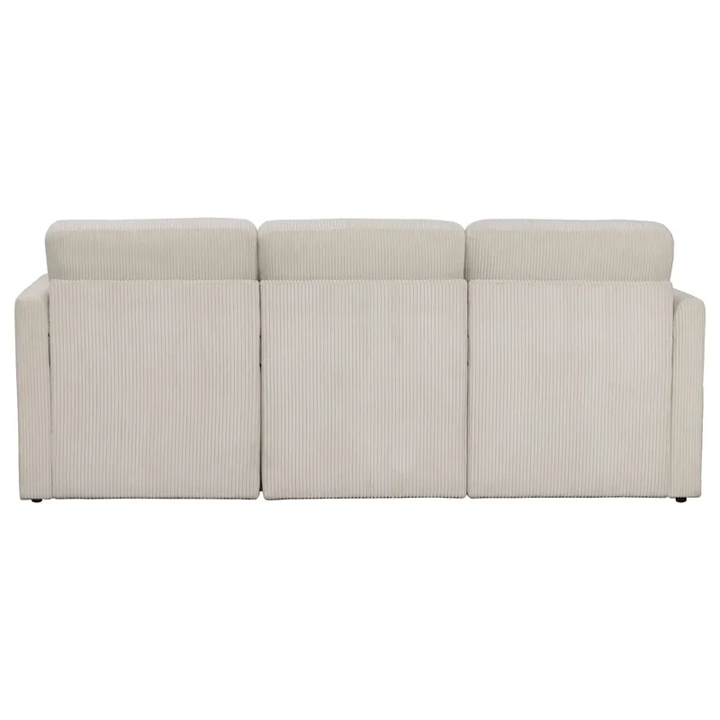 Hjørnesofa Loft24 Nordhus Krem Kordfløyel - Kremfarget - Møbler - Sofaer - Hjørnesofaer - Hjørnesofa med divan