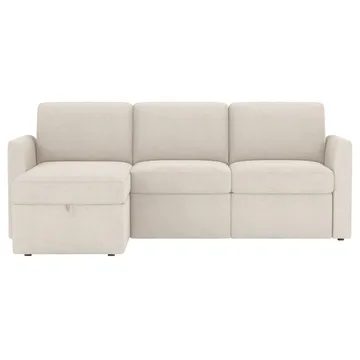 Hjørnesofa Loft24 Nordhus Krem Løkkestoff - Kremfarget - Møbler - Sofaer - Hjørnesofaer - Hjørnesofa med divan