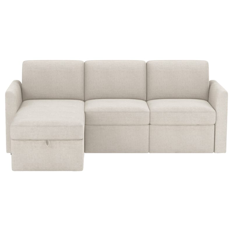 Hjørnesofa Loft24 Nordhus Krem Løkkestoff - Kremfarget - Møbler - Sofaer - Hjørnesofaer - Hjørnesofa med divan