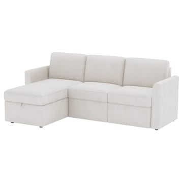 Hjørnesofa Loft24 Nordhus Krem Løkkestoff - Kremfarget - Møbler - Sofaer - Hjørnesofaer - Hjørnesofa med divan