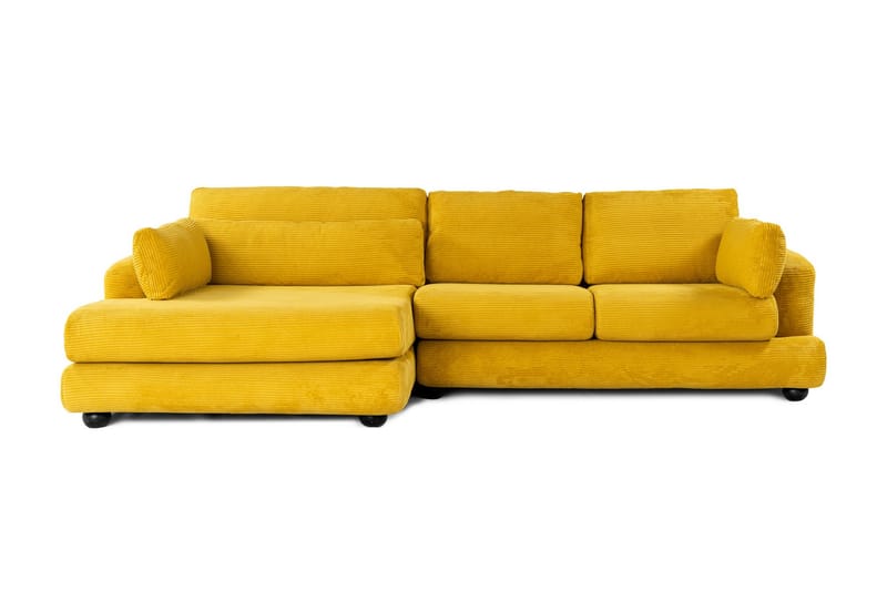 Hjørnesofa Maddington 3-sits - Olive - Hjørnesofaer