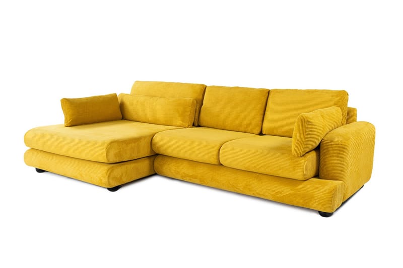 Hjørnesofa Maddington 3-sits - Olive - Hjørnesofaer