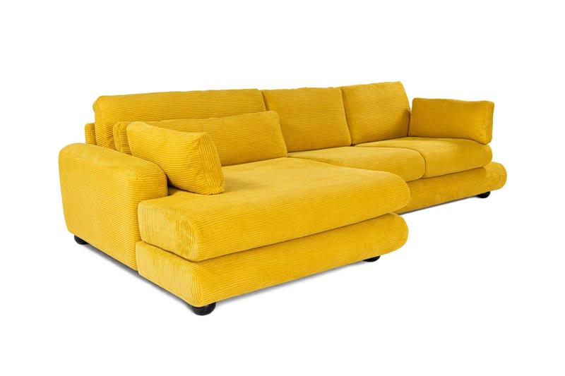 Hjørnesofa Maddington 3-sits - Olive - Hjørnesofaer