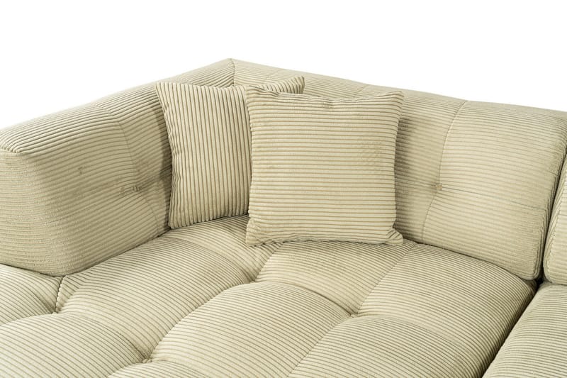 Hjørnesofa Manato 3-sits - Green - Hjørnesofaer