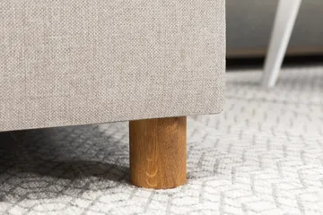 Crazy 6-seters Venstrevendt U-formet Large Hjørnesofa med Divan i Stoff - Beige - Møbler - Sofaer - Hjørnesofaer - Hjørnesofa med divan