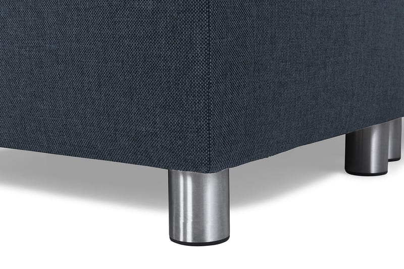 Crazy 7-seters Høyrevendt U-formet XX-Large Hjørnesofa med Divan i Stoff - Blå - Møbler - Sofaer - Hjørnesofaer - Hjørnesofa med divan