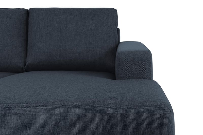 Crazy 7-seters Høyrevendt U-formet XX-Large Hjørnesofa med Divan i Stoff - Blå - Møbler - Sofaer - Hjørnesofaer - Hjørnesofa med divan