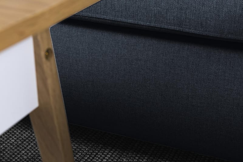Crazy 7-seters Høyrevendt U-formet XX-Large Hjørnesofa med Divan i Stoff - Blå - Møbler - Sofaer - Hjørnesofaer - Hjørnesofa med divan