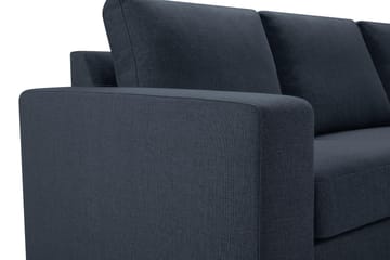 Crazy 7-seters Høyrevendt U-formet XX-Large Hjørnesofa med Divan i Stoff - Blå - Møbler - Sofaer - Hjørnesofaer - Hjørnesofa med divan