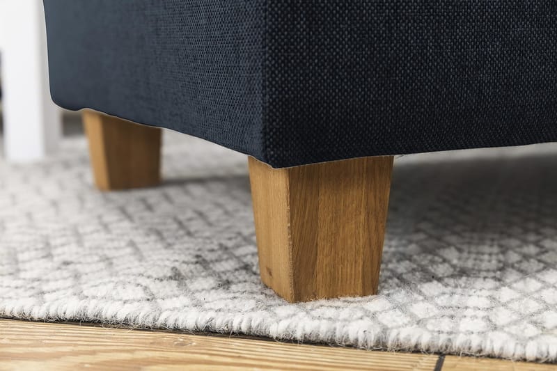 Crazy 7-seters Høyrevendt U-formet XX-Large Hjørnesofa med Divan i Stoff - Blå - Møbler - Sofaer - Hjørnesofaer - Hjørnesofa med divan