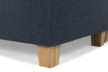 Crazy 7-seters Høyrevendt U-formet XX-Large Hjørnesofa med Divan i Stoff - Blå - Møbler - Sofaer - Hjørnesofaer - Hjørnesofa med divan
