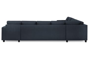 Crazy 7-seters Høyrevendt U-formet XX-Large Hjørnesofa med Divan i Stoff - Blå - Møbler - Sofaer - Hjørnesofaer - Hjørnesofa med divan