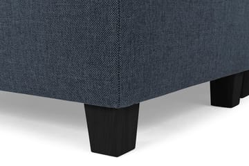 Crazy 7-seters Høyrevendt U-formet XX-Large Hjørnesofa med Divan i Stoff - Blå - Møbler - Sofaer - Hjørnesofaer - Hjørnesofa med divan