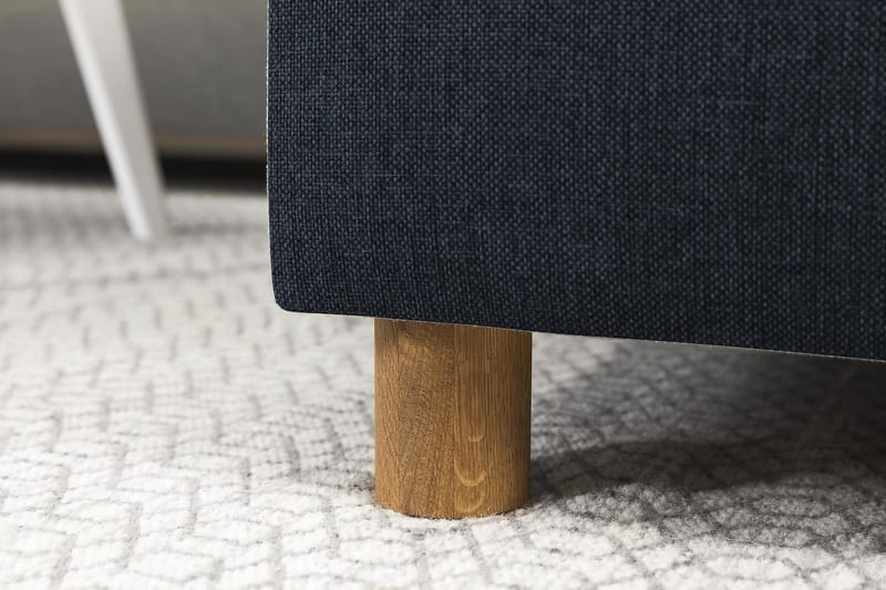 Crazy 7-seters Høyrevendt U-formet XX-Large Hjørnesofa med Divan i Stoff - Blå - Møbler - Sofaer - Hjørnesofaer - Hjørnesofa med divan