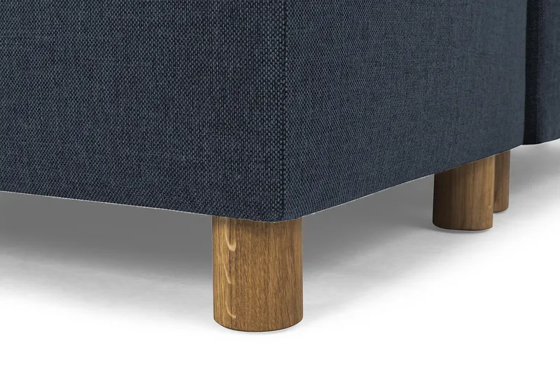 Crazy 7-seters Høyrevendt U-formet XX-Large Hjørnesofa med Divan i Stoff - Blå - Møbler - Sofaer - Hjørnesofaer - Hjørnesofa med divan