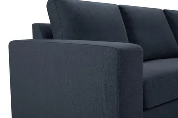 Crazy 7-seters Høyrevendt U-formet XX-Large Hjørnesofa med Divan i Stoff - Blå - Møbler - Sofaer - Hjørnesofaer - Hjørnesofa med divan