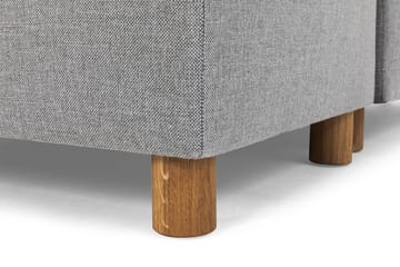 Crazy 7-seters Høyrevendt U-formet XX-Large Hjørnesofa med Divan i Stoff - Grå - Møbler - Sofaer - Hjørnesofaer - Hjørnesofa med divan
