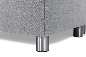Crazy 7-seters Høyrevendt U-formet XX-Large Hjørnesofa med Divan i Stoff - Grå - Møbler - Sofaer - Hjørnesofaer - Hjørnesofa med divan