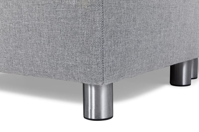 Crazy 7-seters Høyrevendt U-formet XX-Large Hjørnesofa med Divan i Stoff - Grå - Møbler - Sofaer - Hjørnesofaer - Hjørnesofa med divan