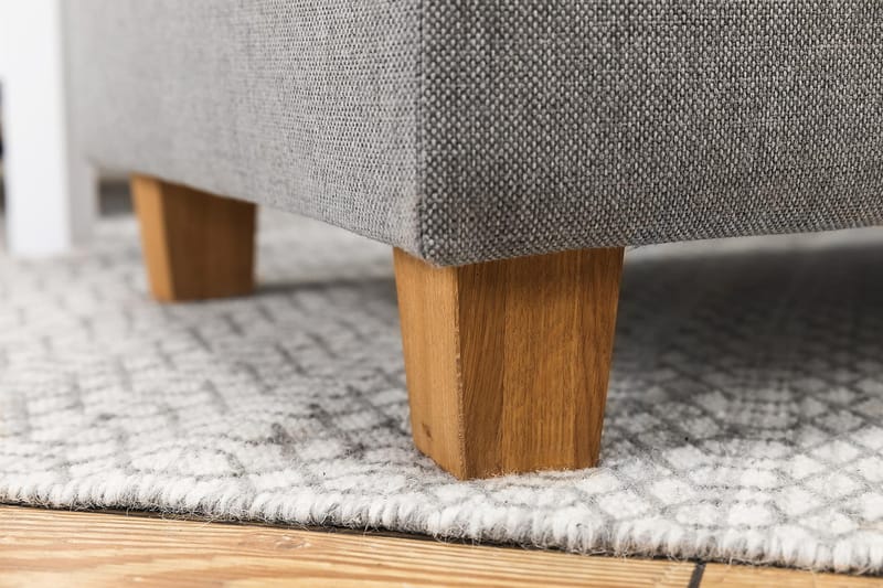Crazy 7-seters Høyrevendt U-formet XX-Large Hjørnesofa med Divan i Stoff - Grå - Møbler - Sofaer - Hjørnesofaer - Hjørnesofa med divan