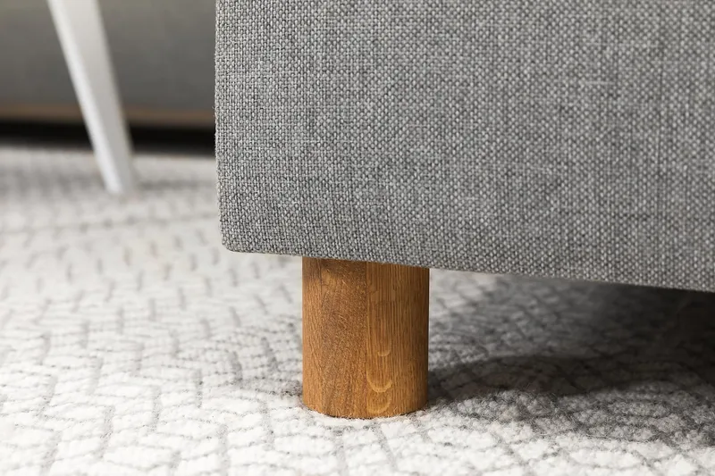 Crazy 7-seters Høyrevendt U-formet XX-Large Hjørnesofa med Divan i Stoff - Grå - Møbler - Sofaer - Hjørnesofaer - Hjørnesofa med divan