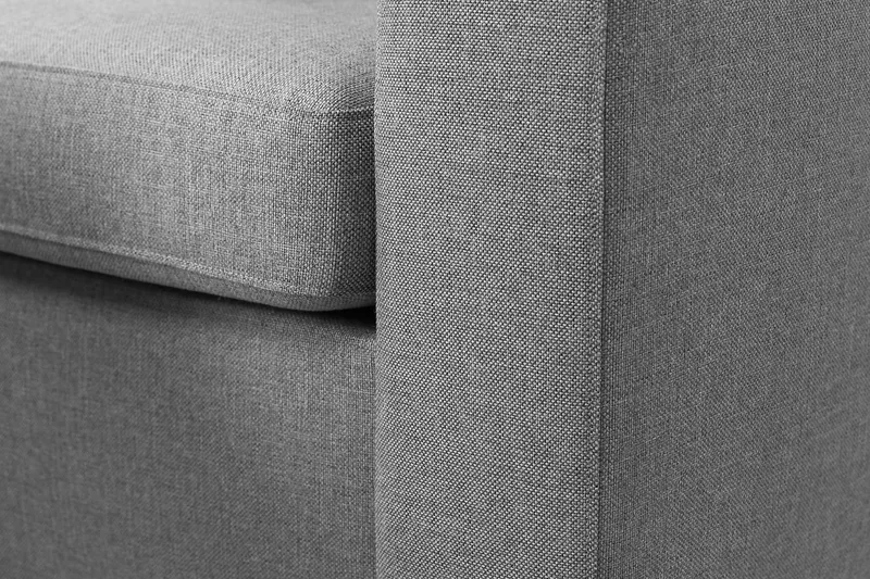 Crazy 7-seters Høyrevendt U-formet XX-Large Hjørnesofa med Divan i Stoff - Grå - Møbler - Sofaer - Hjørnesofaer - Hjørnesofa med divan