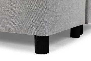 Crazy 7-seters Høyrevendt U-formet XX-Large Hjørnesofa med Divan i Stoff - Grå - Møbler - Sofaer - Hjørnesofaer - Hjørnesofa med divan