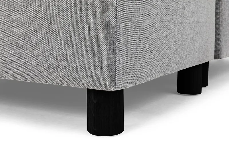 Crazy 7-seters Høyrevendt U-formet XX-Large Hjørnesofa med Divan i Stoff - Grå - Møbler - Sofaer - Hjørnesofaer - Hjørnesofa med divan