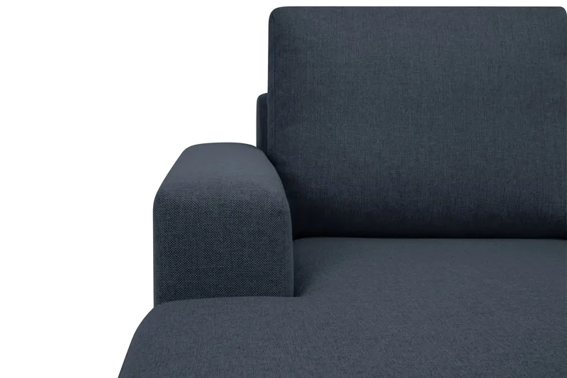 Crazy 7-seters Høyrevendt U-formet XX-Large Hjørnesofa med Divan i Stoff - Mørkeblå - Møbler - Sofaer - Hjørnesofaer - Hjørnesofa med divan