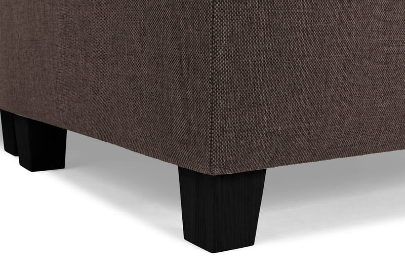 Crazy 7-seters Vendbar L-formet XX-Large Hjørnesofa i Stoff - Brun - Møbler - Sofaer - Hjørnesofaer